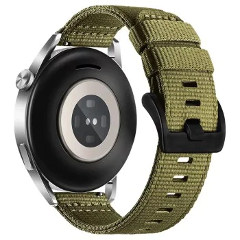 Каишка за Samsung Galaxy Watch (46 mm)/Watch 3/Gear S3, Huawei Watch GT/GT 2/GT 3 (46 mm) - Techsuit - Каишка за часовник 22 mm (W070) - Green Dew