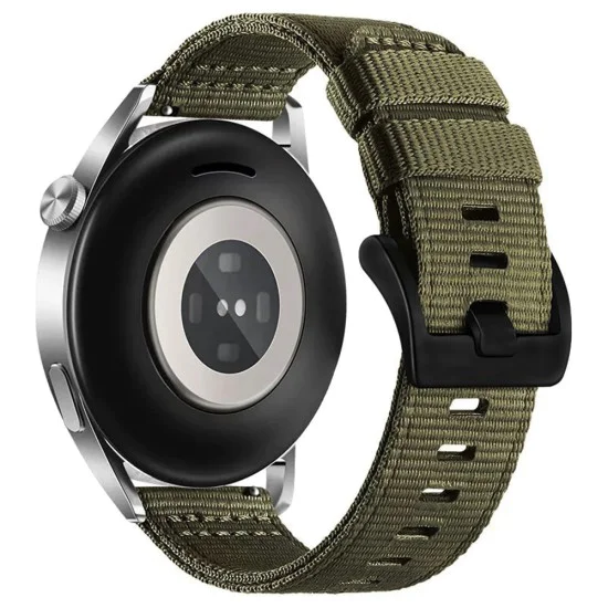 Каишка за Samsung Galaxy Watch (46 mm)/Watch 3/Gear S3, Huawei Watch GT/GT 2/GT 3 (46 mm) - Techsuit - Каишка за часовник 22 mm (W070) - Camo Green