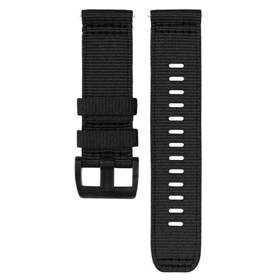 Каишка за Samsung Galaxy Watch (46mm)/Watch 3/Gear S3, Huawei Watch GT/GT 2/GT 3 (46mm) - Techsuit - Каишка за часовник 22mm (W070) - Obsidian Black