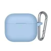 Калъф за AirPods 3 - Защитен калъф от течен силикон - небесно син