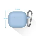 Калъф за AirPods 3 - течен силиконов защитен калъф -Розов