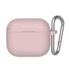 Калъф за AirPods 3 - течен силиконов защитен калъф -Розов