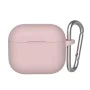 Калъф за AirPods 3 - течен силиконов защитен калъф -Розов