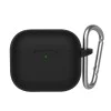 Калъф за AirPods 3 - Защитен калъф от течен силикон - черен