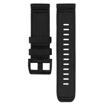 Каишка за Samsung Galaxy Watch 4/5/Active 2, Huawei Watch GT 3 (42mm)/GT 3 Pro (43mm) - Techsuit - Каишка за часовник 20mm (W070) - Obsidian Black