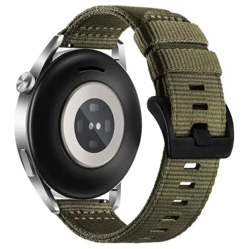 Каишка за Samsung Galaxy Watch 4/5/Active 2, Huawei Watch GT 3 (42 mm)/GT 3 Pro (43 mm) - Techsuit - Каишка за часовник 20 mm (W070) - Camo Green