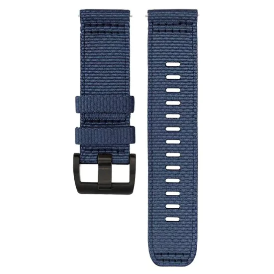 Каишка за Samsung Galaxy Watch 4/5/Active 2, Huawei Watch GT 3 (42 mm)/GT 3 Pro (43 mm) - Techsuit - Каишка за часовник 20 mm (W070) - Nightshade Blue