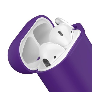 Калъф за AirPods 1 - Защитен калъф от течен силикон - зелен