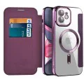 Калъф за iPhone 11 - SmartMag Book Case - Лилав