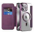 Калъф за iPhone 15 Pro - SmartMag Book Case - Лилав