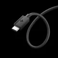 Spigen - Кабел за данни Essential (EB6010CC) - Бързо зареждане, 2x Type-C, 60W, 480Mbps, 1m - Черен