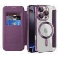 Калъф за iPhone 16 Pro - SmartMag Book Case - Лилав