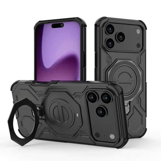 Калъф за iPhone 17 Pro - Carbon Shield PRO - Черен