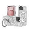 Калъф за iPhone 15 - Carbon Shield PRO - Бял прозрачен