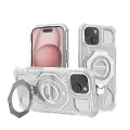 Калъф за iPhone 15 - Carbon Shield PRO - Бял прозрачен