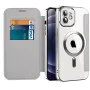 Калъф за iPhone 12 - SmartMag Book Case - Сив