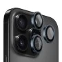 Протектор камера за iPhone 15 Pro Max - Оригинален протектор за обектив с метална рамка - син