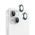 Протектор камера за iPhone 15 / iPhone 15 Plus - оригинален Протектор камера за обектив с метална рамка - син
