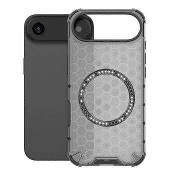 Калъф за iPhone 17 Air - HoneyComb Shield MagSafe - черен