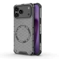 Калъф за iPhone 17 Pro Max - HoneyComb Shield MagSafe - черен