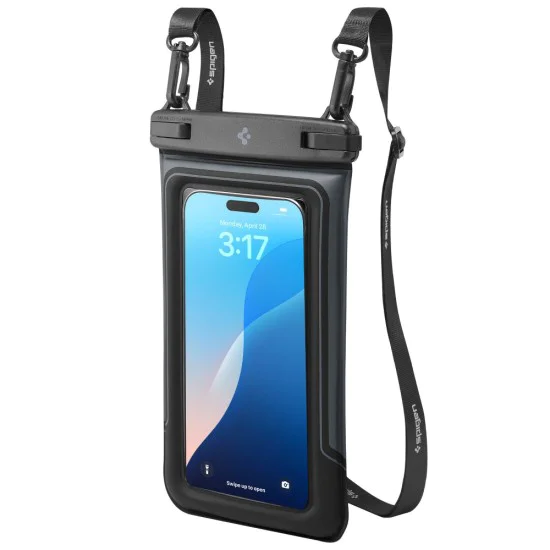 Калъф за IPX8, за телефон, макс. 6,9 - (опаковки 2) Водоустойчив калъф (A611P) - Черен