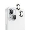 Протектор камера за iPhone 15 / iPhone 15 Plus - оригинален Протектор камера за обектив с метална рамка - жълт