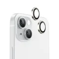 Протектор камера за iPhone 15 / iPhone 15 Plus - оригинален Протектор камера за обектив с метална рамка - жълт
