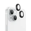Протектор камера за iPhone 15 / iPhone 15 Plus - оригинален Протектор камера за обектив с метална рамка - черен
