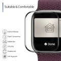 Протектор за Apple Watch 7/8 (45 мм) - високомолекулен протектор за екран с локатор за отстраняване на прах - черен
