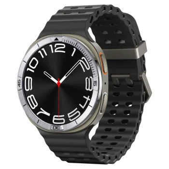 Протектор за Samsung Galaxy Watch8 44mm, неръждаема стомана - Bezel Tune Pilot - сребрист