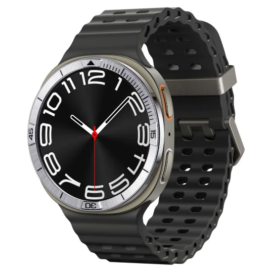 Протектор за Samsung Galaxy Watch8 44mm, неръждаема стомана - Bezel Tune Pilot - сребрист