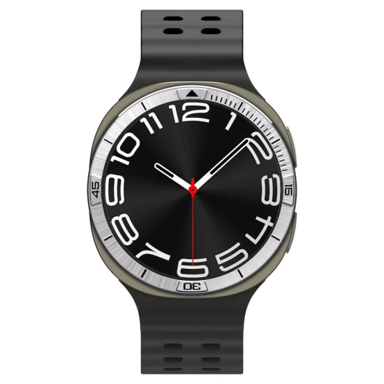 Протектор за Samsung Galaxy Watch8 44mm, неръждаема стомана - Bezel Tune Pilot - сребрист