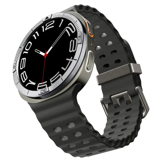 Протектор за Samsung Galaxy Watch8 44mm, неръждаема стомана - Bezel Tune Pilot - сребрист