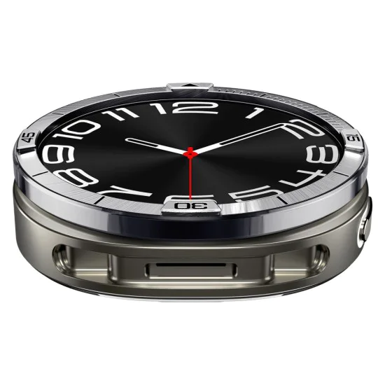 Протектор за Samsung Galaxy Watch8 44mm, неръждаема стомана - Bezel Tune Pilot - сребрист