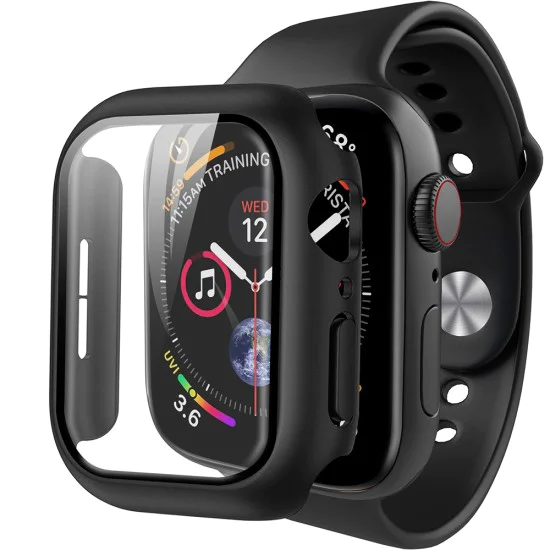 Протектор за Apple Watch 7 45mm - ANANK - Предпазител за екрана - Черен