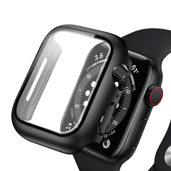 Протектор за Apple Watch 7 45mm - ANANK - Предпазител за екрана - Черен
