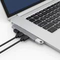 Techsuit - Докинг станция ZenithDock 4 в 1 (H14) - USB към 3x USB 2.0, 1x USB 3.0 - Сив