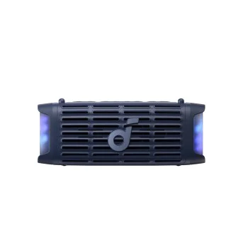Синthoot Тон Колона, Lightshow, 50 W, 16 H възпроизвеждане, IP68, 2x мощност на баса - безжичен високоговорител Soundcore Boom 3i (D5100030) - Син