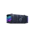 Синthoot Тон Колона, Lightshow, 50 W, 16 H възпроизвеждане, IP68, 2x мощност на баса - безжичен високоговорител Soundcore Boom 3i (D5100030) - Син