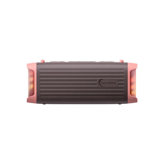 Синthoot Тон Колона, Lightshow, 50W, 16H възпроизвеждане, IP68, бас - безжичен високоговорител Soundcore Boom 3i (D5100080) - Desert Rose Brown