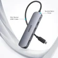 Anker - Докинг станция (A8357HA0) - 5 в 1, USB-C, 2x USB-A 2.0, 1x USB-A 3.0, 4K HDMI, 5Gbps, 90W - Черна