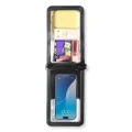Калъф за IPX8, за телефон, макс. 6,9 - водоустойчив калъф (A603) - черен