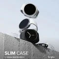 Калъф (2 бр.) – Slim – Samsung Galaxy Watch8 40mm – Прозрачен / Алпийски прозрачен