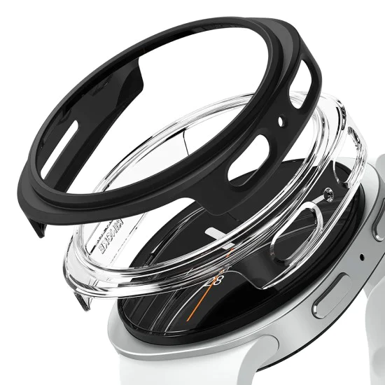 Протектор за Samsung Galaxy Watch8 40mm - Ringke - (2 броя) Тънък Протектор - Прозрачен / Матово Черен