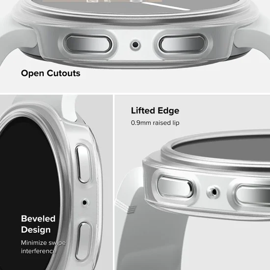 Протектор за Samsung Galaxy Watch8 44mm - Ringke - (2 броя) Тънък Протектор - Прозрачен / Алпийско Прозрачен