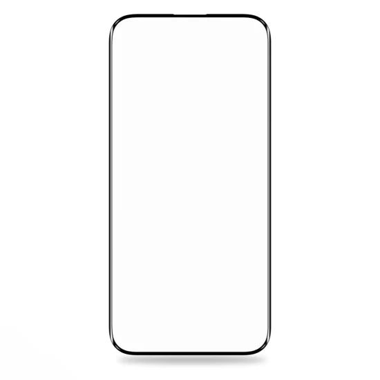 Протектор за iPhone 16 Pro - 2.5D Silk Full Cover HD Glass (5 пакета) - черен
