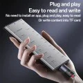 Картов четец – Yesido GS37 – Type-C, високоскоростен, алуминий, TF, поддръжка 1TB – Черен