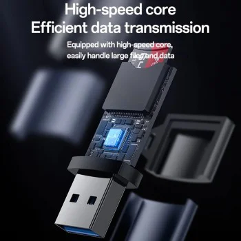 Картов четец – Yesido GS36 – USB, високоскоростен, алуминий, TF, поддръжка 1TB – Черен