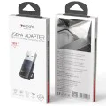 OTG адаптер – Yesido GS34 – USB3.0 мъжки → Type-C женски, 18W, алуминий – Сив
