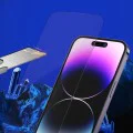 Протектор за iPhone 16 Pro Max - сапфирен скрийн протектор с апликатор Pro - черен